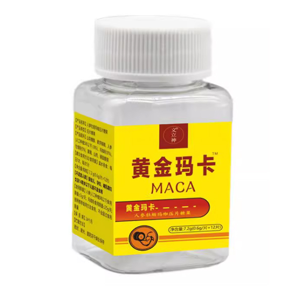 黄金玛卡人参牡蛎玛咖*12片（义立神）
